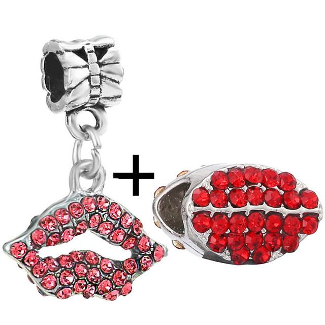 2 teile/los Romantische Liebe Lebkuchen Mann Perlen Fit Original Marke Charms Silber Farbe Armband Frauen Diy Valentinstag Schmuck