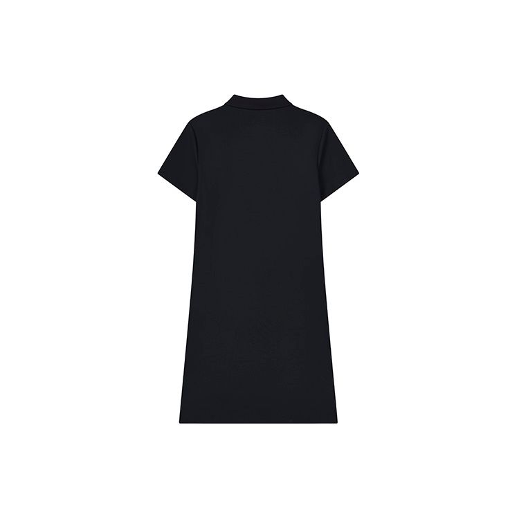 FILA Embroidered Letter Logo Fashion Casual Knit Polo Dress Women dresses Legendary-Blue F11W228304F-NV