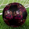 Soccer Ball Colorful Machine Stitched PVC Size 5 Team Training Competition Ready Durable High-Bounce Cool Sports Gift
