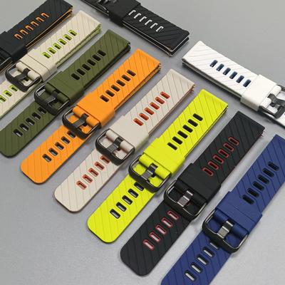 Bracelet Sport en Silicone 22mm Pour Huami Amazfit BALANCE 2/Bip 6 5 Bracelet Amazfit GTR 4 3 2 2E/GTR 3pro/Stratos 3 2 Bracelet Band