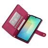DF-011 For Samsung Galaxy A06 4G Case Zipper Pocket Wallet Leather Phone Cover with Straps