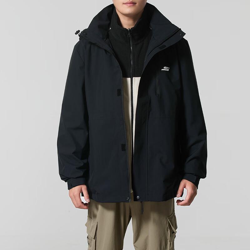 Skechers Unisex 3-in-1 Hooded Woven Jacket M