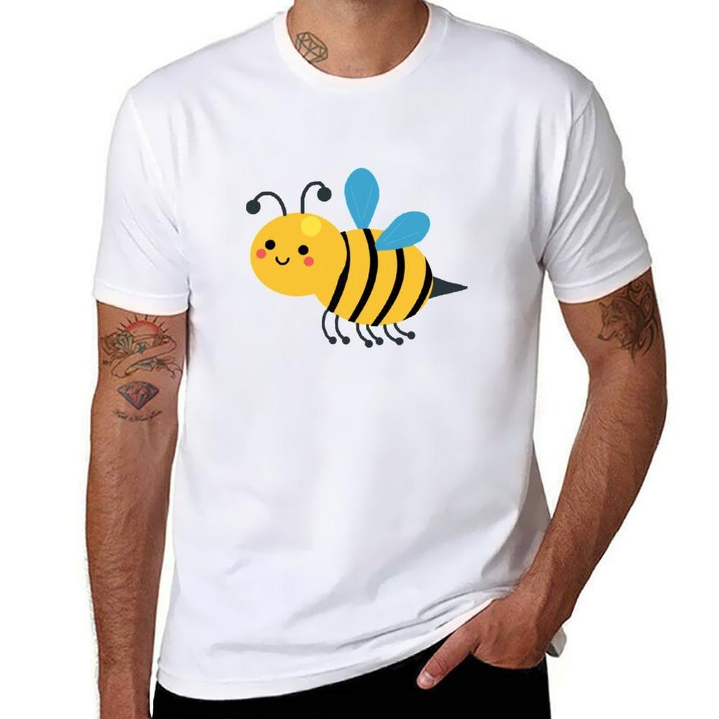 Little Cute Mister Bee Tshirt Active Sports Short Sleeve Cotton Shirt