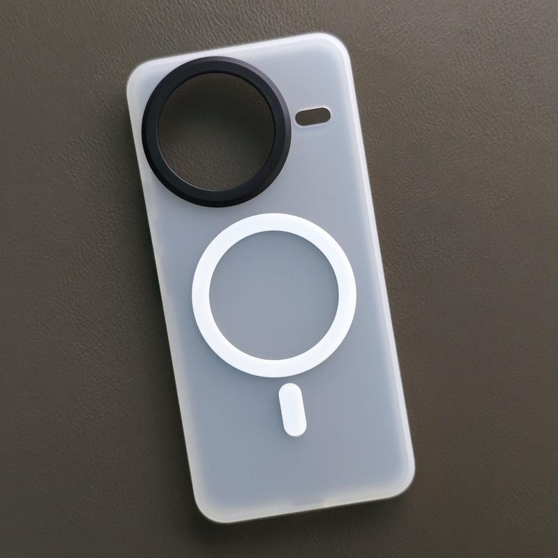 

For Xiaomi Civi 5 Pro Case Magsafe Anti-Fingerprint Slim Matte Black Translucent Frosted Baby Skin Touch Phone Cover Pc + tpu&Xiaomi Civi 5 Pro