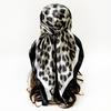 90s Print Leopard Print Elegant Fashion Headscarf Faux Silk Women's Versatile Head Wrap Retro Satin Square Scarf