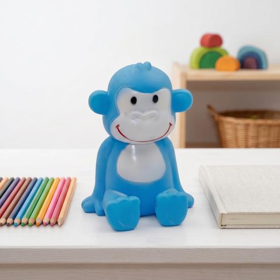 Quiekender Affen-Quetschspielzeug mit realistischem Geräusch Weiches TPR Fidget zur Stressbewältigung Niedliches tierförmiges Dekompressions-Gadget für Kinder Erwachsene