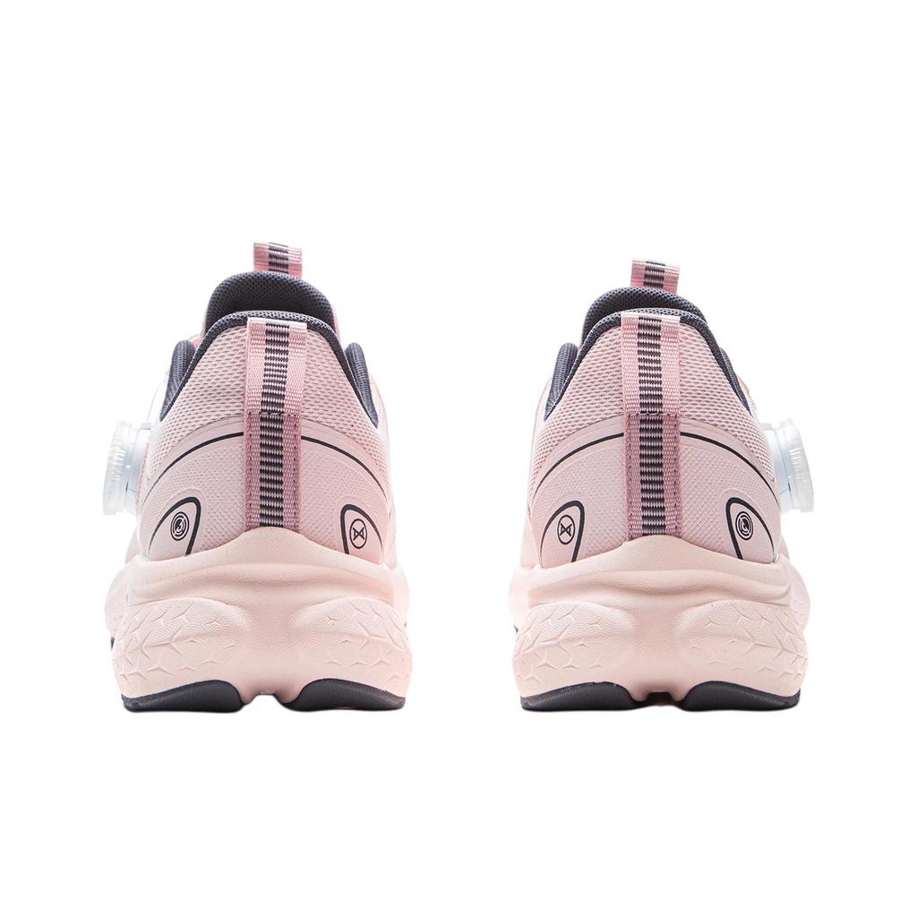 Li Ning Kids Treading Star Premium Comfortable Fashion Versatile Running Shoes Kids Running Shoes Pink YKFV082-4