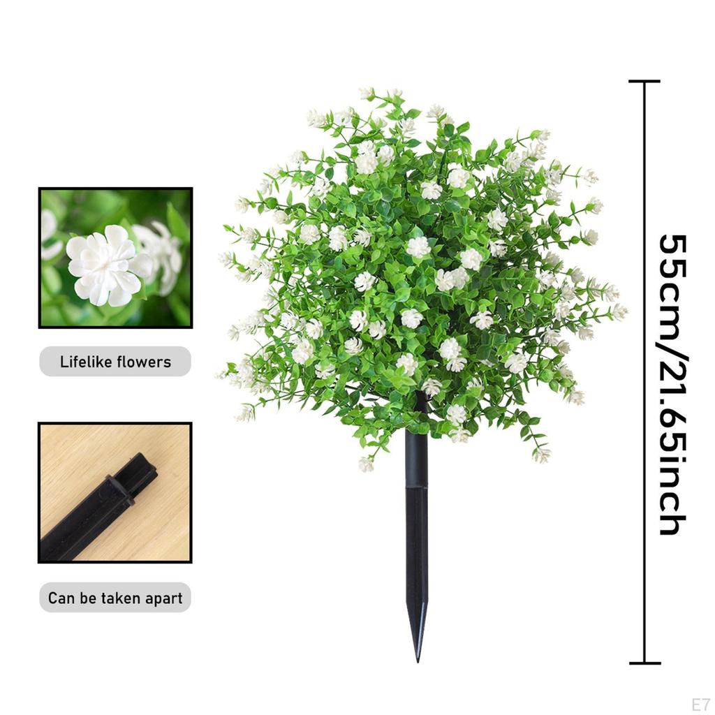 Artificial Flower Decoration Lifelike Ground Stake Centerpiece Landscape Fake Plants Faux