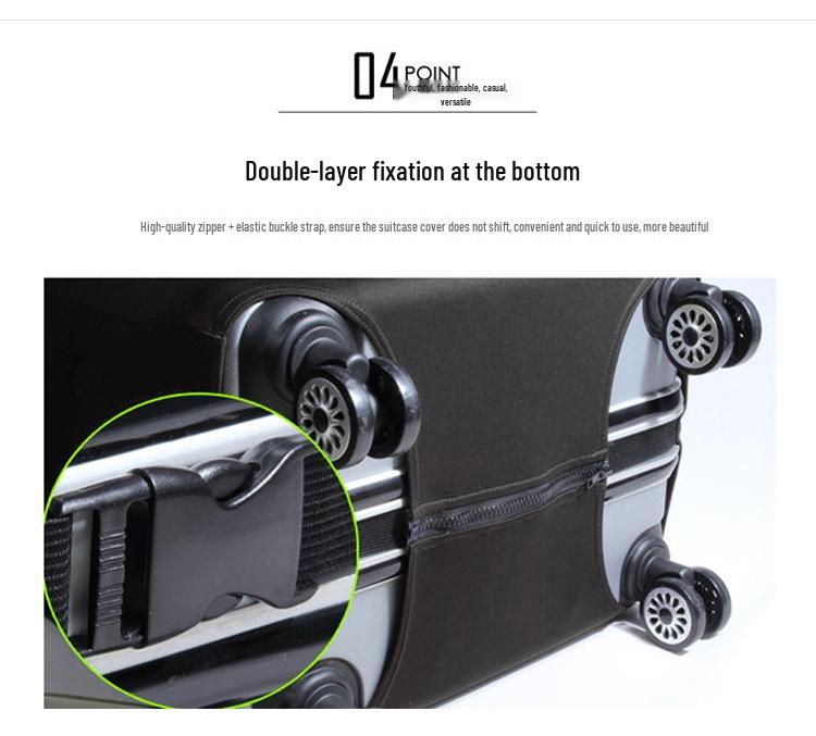 300g Thickened Elastic Air Layer Luggage Protector Suitcase Cover
