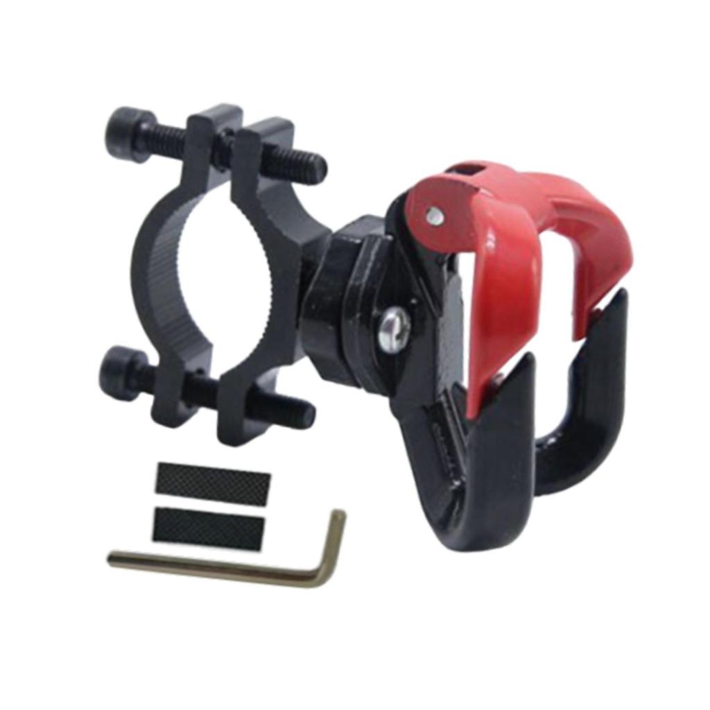 Universal Bike Hanger Hook Motorcycle Hanger Hook Adjustable Pipe Clamp Double Hooks Iron Sturdy Hanger Gadget Hanging Hook