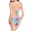 Bikini Set for Women Two Piece Swimsuits Triangle Top & Thong Set V Neck