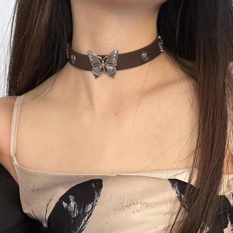 

Готическое Панк Ожерелье-Чокер на Ключицу - Y2K Сладкий Острый Аксессуар для Девочки 2024