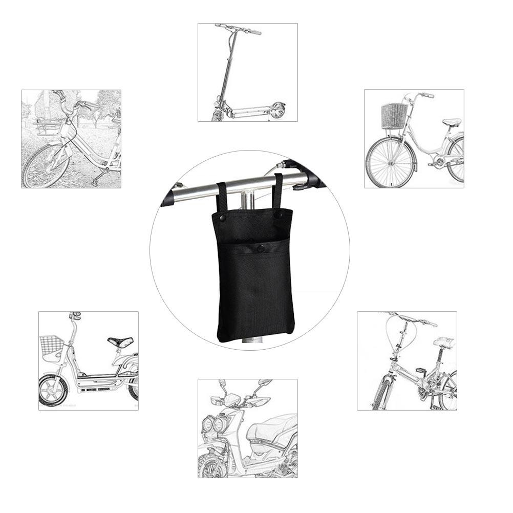 Bike Handlebar Bag Waterproof Bike Pouch with Mesh Pocket Bike Front Bag Phone Bag for Mountain Bike Road Bike Scooter