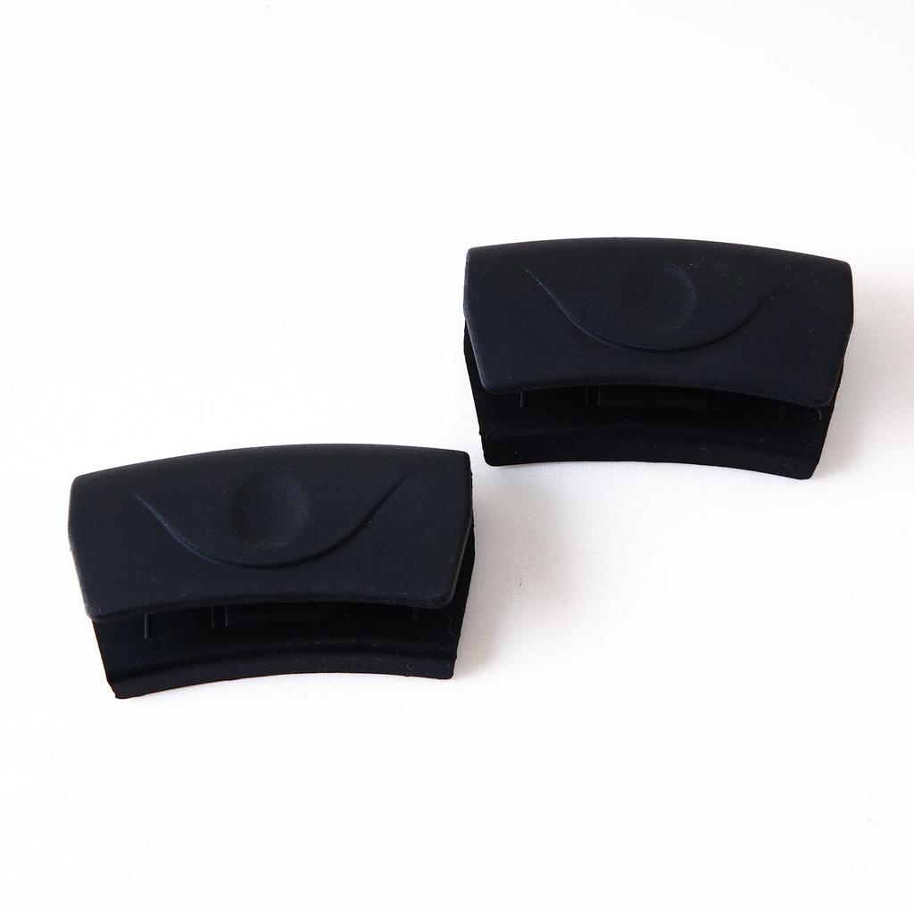 1 Pair Silicone Pot Ear Clip Creative Clip Cast Iron Pot Handle Microwave Oven Insulation Hand Clip Pot Ear Set