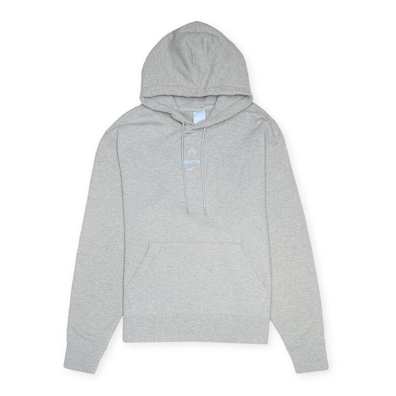 Nike X NOCTA Fleece Basketball Hoodie Dark Heather Grey Men Tops DX2837-063
