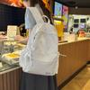 Schoolbag Cute Plaid Polka Dot School Bag Schoolgirl Junior High School Small Fresh Backpack Lace Sweet Girl Lightweight Backpack