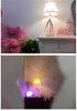 Nordic Style Modern Fabric Bedside Lamp for Bedroom Decor