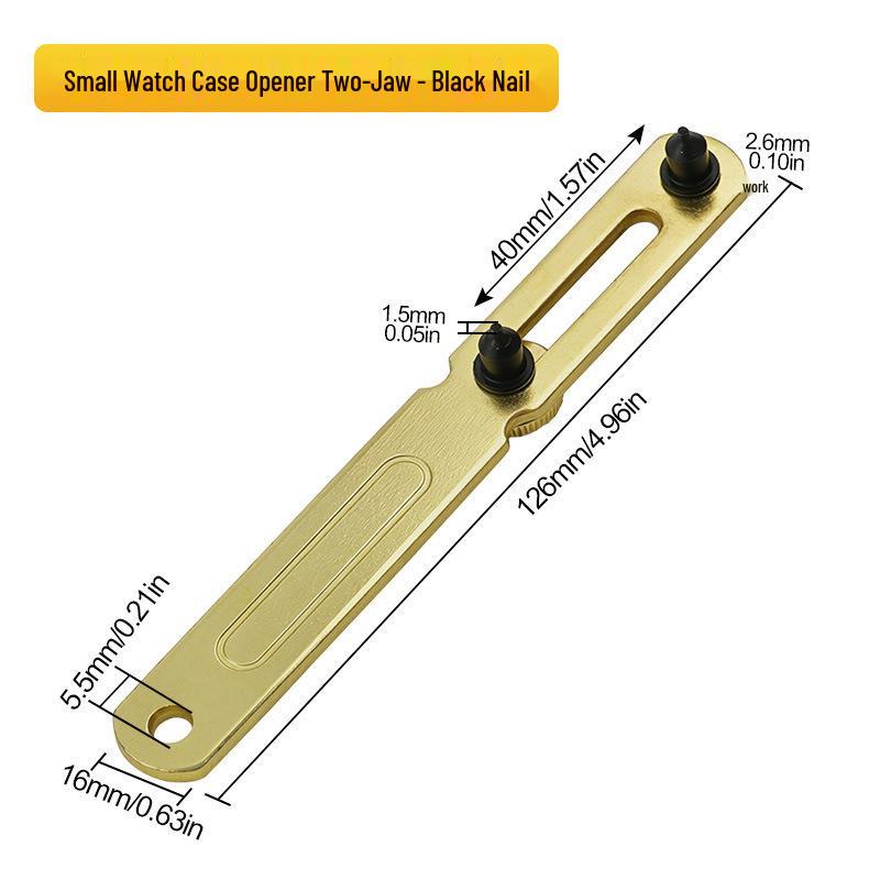 Two-Jaw Metal Watch Case Opener & Repair Tool Kit