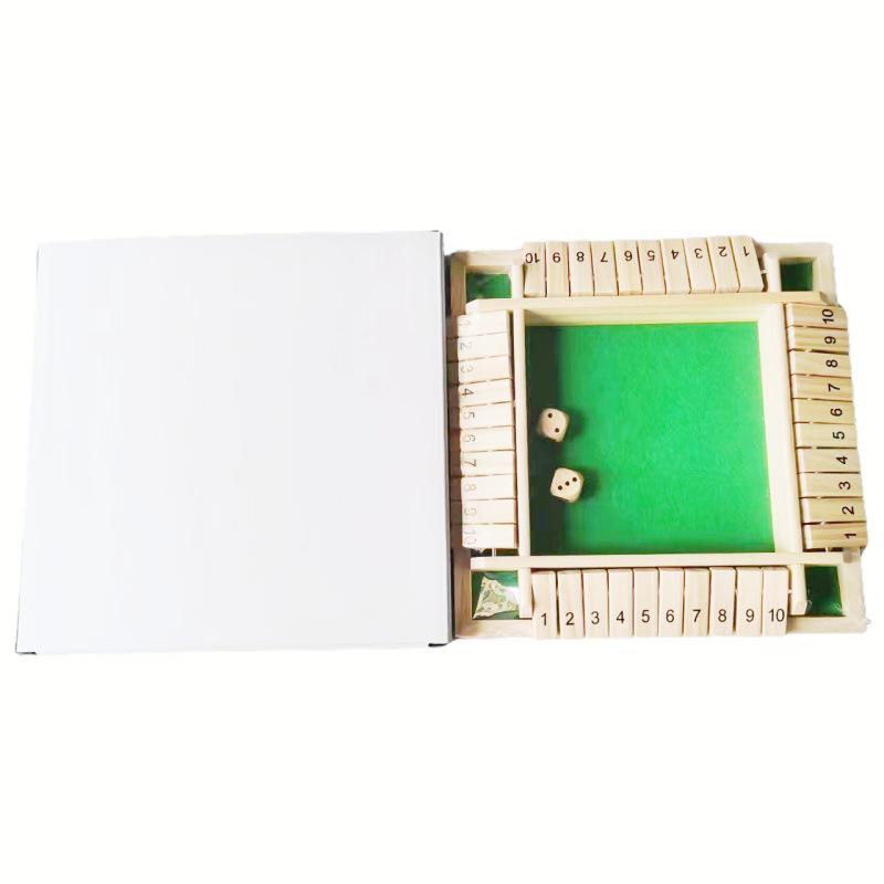 Dwustronna gra karciana typu flip: Czterostronne inspirowane szachami puzzle imprezowe dla dorosłych i rekwizyty do picia