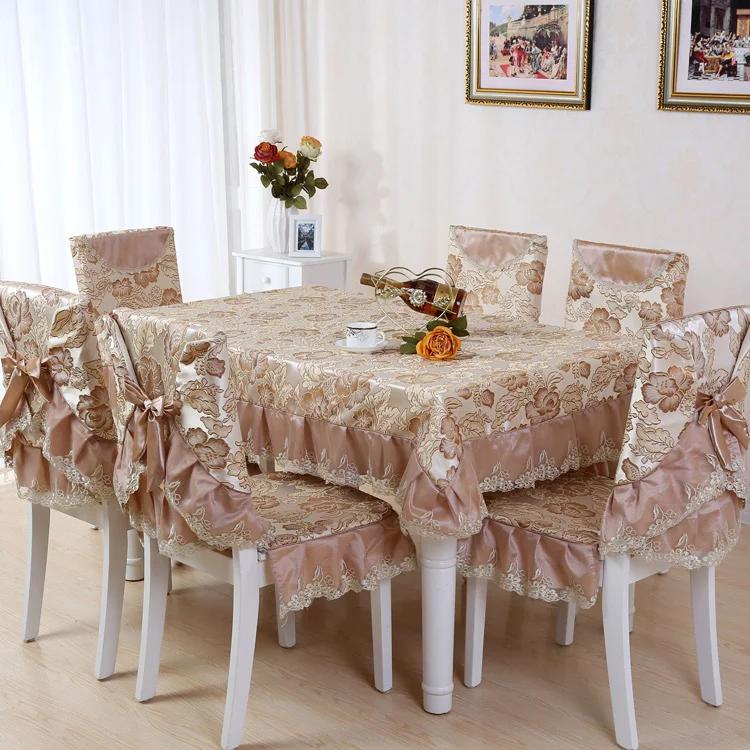 

Утолщенная скатерть, чехол на подушку для стула, домашний обеденный стол, подушка для сиденья, чехол на спинку, лаконичный тканевый дышащий пылезащитный чехол chair 1 cover 1 back