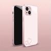 Pink Metallic Paint Tempered Glass Phone Case Suitable for iPhone 17 16 15 14 13 12 11 Pro/Max/Plus Anti Drop and Shockproof