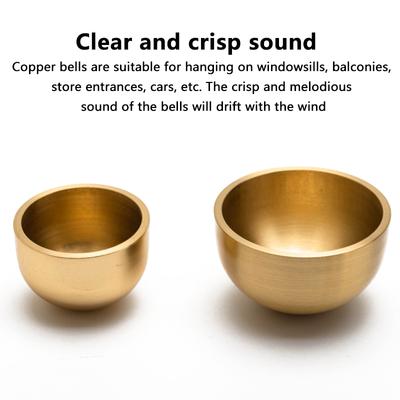 Brass Golden Wind Chime Hom Decoration Pendant Doorbell Wind Chime Accessories