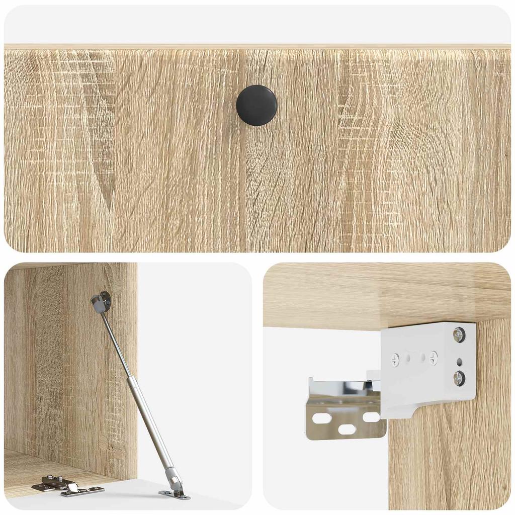 Wall Mounted TV Cabinet 98 x 41 x 30 cm Sonoma Oak