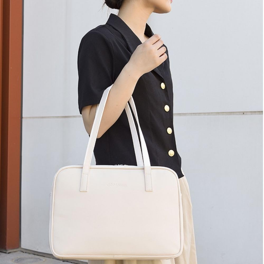 Laptoptasche Tragetasche 15 Zoll Businesstasche Kompatibel mit Zoll Niedlich Stilvoll Erwachsene Pendler Büro Braun Khaki Zoll Größe 27 x 38 x EMY-li 15.6 13-16