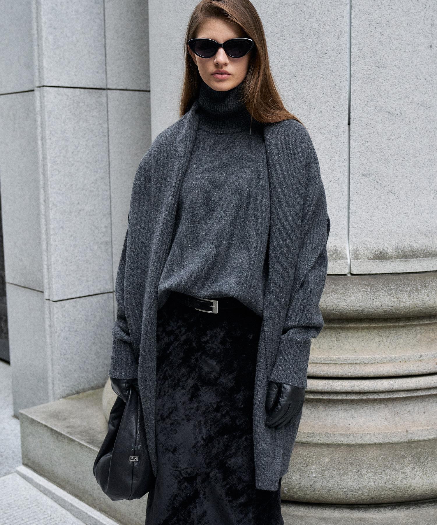 Rene J Air Wool Shawl Ivory/Free