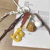Color Baseball Baseball Bag Charm Keychain Stylish Accessory for Bags and Keys Sturdy Climbing Rope Materials Use