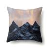 Nordic Style Ins Marble Polyester Pillowcase Car Decoration Home Printed Waist Cushion Pillowcase