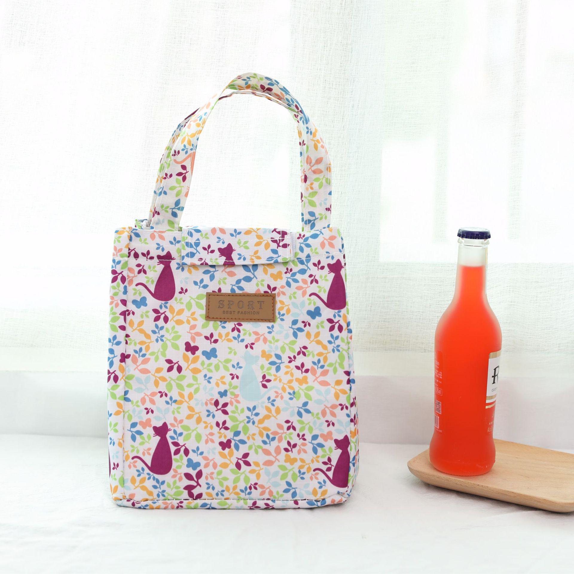 Compact Insulated Cooler Bag - Portable Lunch Carrier & Bento Ice Bag