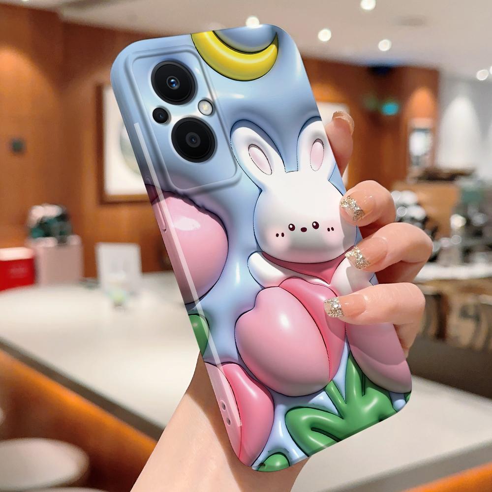 All-inclusive-Film-Telefonhülle, Cartoon-Modedesign, Hartschale, vollständige Abdeckung, stoßfeste Kamera-Schutzhülle für OPPO Realme OnePlus Infinix Tecno