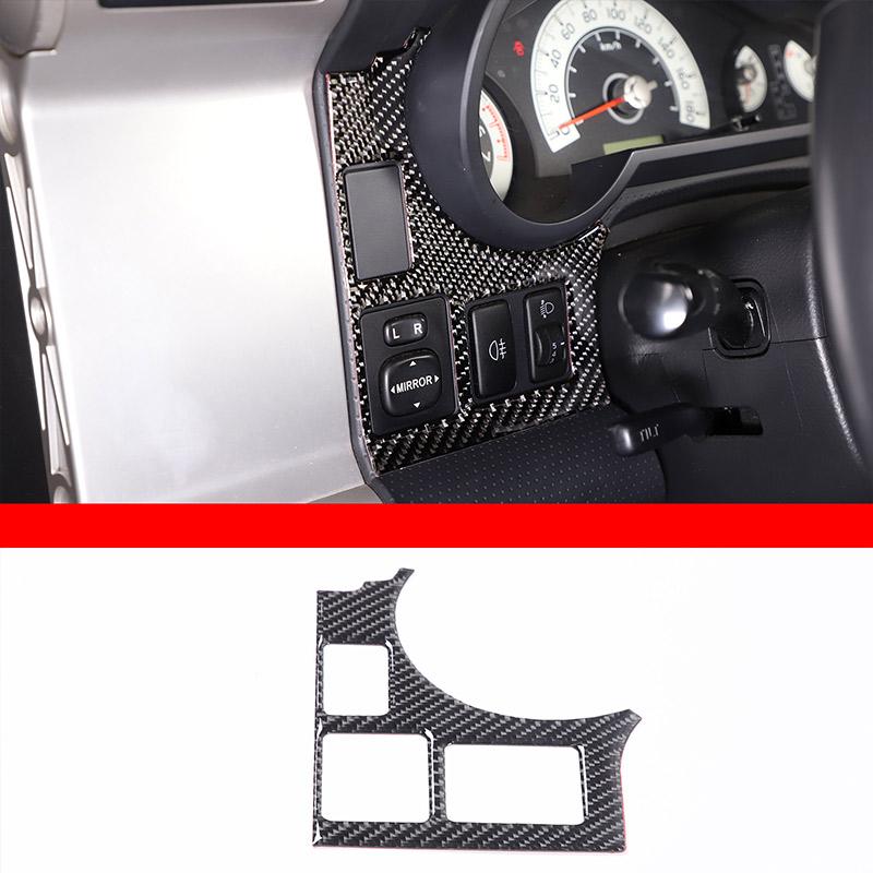 Soft Carbon Fiber For Toyota FJ Cruiser 2007-2025 Car Center Control Interior Sticker Car Modification Accessories
