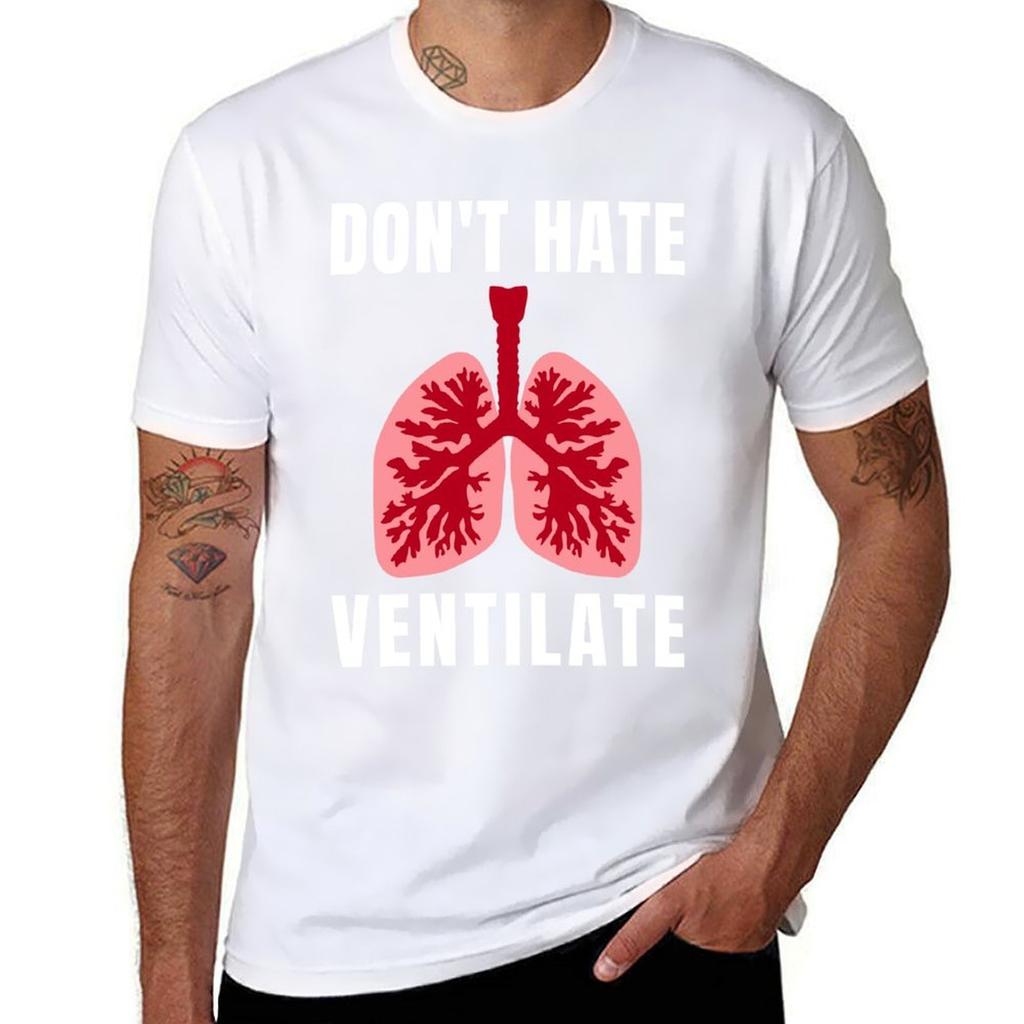 Dont Hate Ventilate Tshirt Basic Comfort Fit Tshirt For Unisex