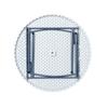ZISIZ Plastic Round Folding Table