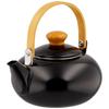 Maekawa Metal Industry Co., Ltd. Miyabi Enamel Kettle, 2.0L, Black