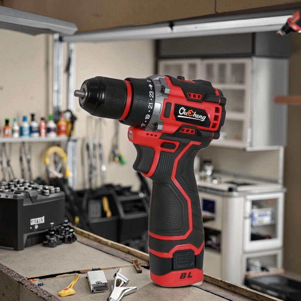 16.8V Brushless Multifunctional Electric Drill & Screwdriver with Lithium Battery