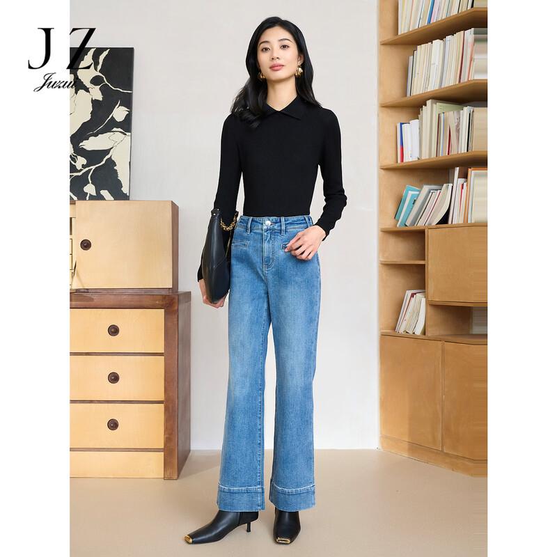 

JUZUI Women s Slim Flared Denim Jeans XL