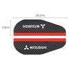 2Pcs Car Rearview Mirror Rain Eyebrow Carbon Fiber Sun Visor Shade Cover Protector for Mitsubishi L200 Pajero Outlander Eclipse