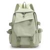 Student Backpack Solid Color Backpack Travel Bag Lightweight Casual Backpack