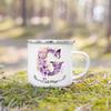 Personalisierte Tasse Floraler Initialen Name Tasse Individuelle Kaffee Heißschokolade Tassen Hochzeit Geburtstag Muttertag Weihnachten Geschenke für Sie