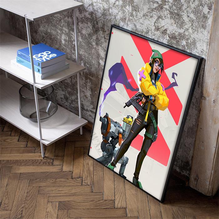 

Классические видеоигры Valorant, персонажи аниме, фотографии для гостиной, домашний декор, холст, картина, печать, постеры, подарок 21x30cm No Frame