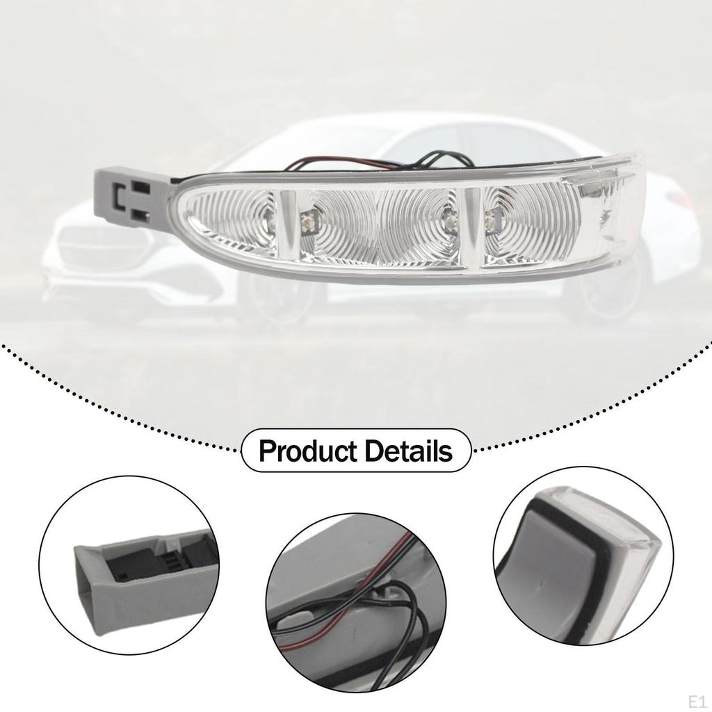 Rearview Side Mirror Turn Light Wing Indicator Lamp Assembly Direct Replaces Easy To Install