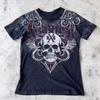 Sommer Herren T-Shirt Personalisierte Totenkopf Druck T-Shirts Bequemes Rundhals T-Shirt Outdoor Street Style Top Lässige Damenbekleidung