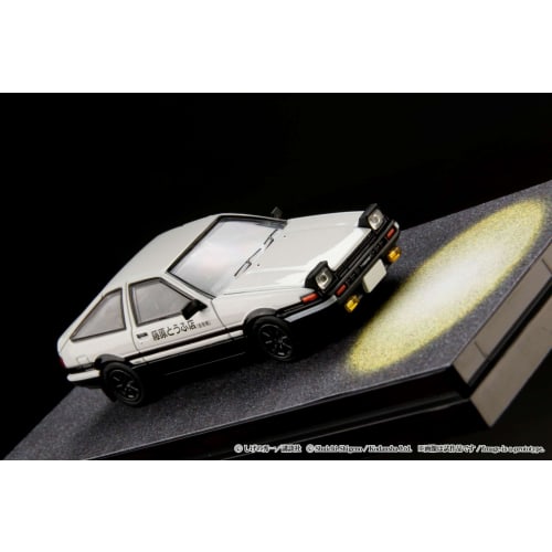 HJ64 1/64 Toyota Sprinter Trueno GT APEX (AE86) / Initial D Engine Model with Wataru Akiyama Finished Product