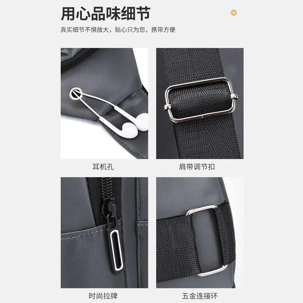 Outdoor Brusttasche Herren 2025 Sommer neue lässige Modetrend Umhängetasche beliebt große Kapazität