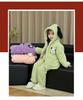 Girls' Cartoon Fleece-Lined Pajama Set - Warm Winter Wear for Babies & Kids