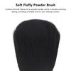 Large Powder Makeup Brush Soft Fluffy Wide Flat Top Blending Brush for Foundation Blush Black