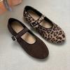 Fashion 2025 NEW Women's Flat Round Toe Ballet Flats Casual Comfortable Slip-On Shoes Rubber Sole Summer Leisure Shoes
